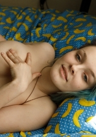 Adorable Zishy girl Vonnie Bean with blue hairs #3