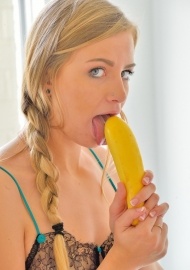FTV Girl Harley is fisting herself and inserts vegetable #3